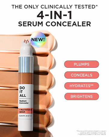 Cosmetics Your Skin But Better CC+ Nude Glow SPF40 w/ Luxe Brush Foundation Makeup Sunscreen Base Coverage Niacinamide