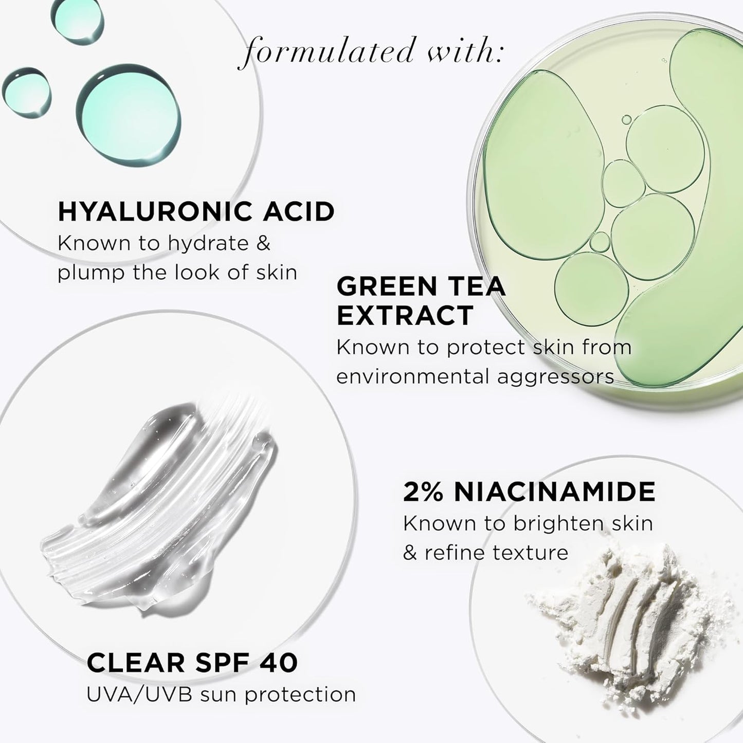 Cosmetics Your Skin But Better CC+ Nude Glow SPF40 w/ Luxe Brush Foundation Makeup Sunscreen Base Coverage Niacinamide