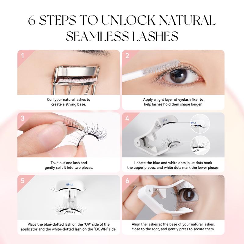 Soft Magnetic Eyelashes All-in-One Box, Reusable, Glue-Free, Waterproof, Lightweight, Natural Style Makeup Cosmetic(副本)