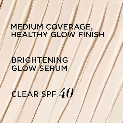 Cosmetics Your Skin But Better CC+ Nude Glow SPF40 w/ Luxe Brush Foundation Makeup Sunscreen Base Coverage Niacinamide