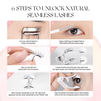 Soft Magnetic Eyelashes All-in-One Box, Reusable, Glue-Free, Waterproof, Lightweight, Natural Style Makeup Cosmetic（副本）