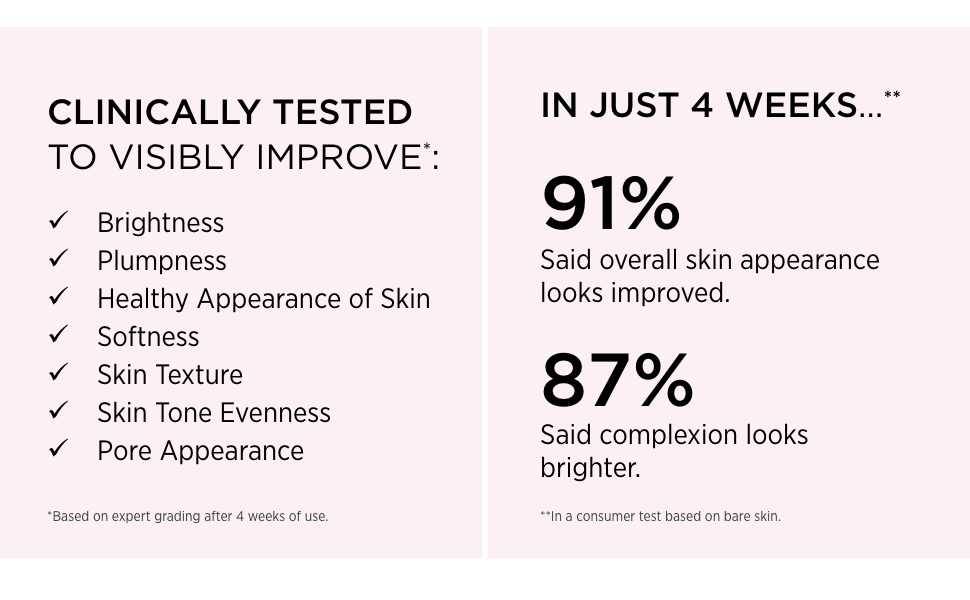 Cosmetics Your Skin But Better CC+ Nude Glow SPF40 w/ Luxe Brush Foundation Makeup Sunscreen Base Coverage Niacinamide