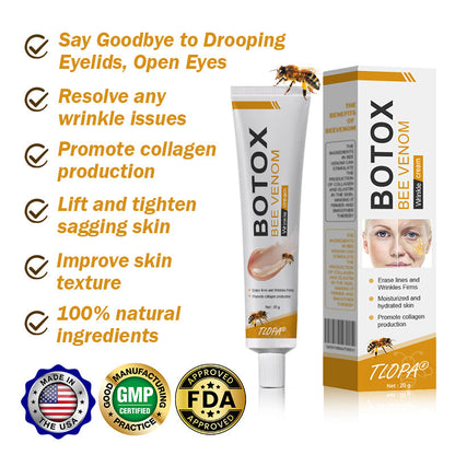(Made and Shipped from USA) 🧑‍⚕️TLOPA® Botox Bee Venom Wrinkle Removal Cream- LAST DAY 70% OFF🔥