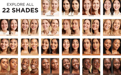 Cosmetics Your Skin But Better CC+ Nude Glow SPF40 w/ Luxe Brush Foundation Makeup Sunscreen Base Coverage Niacinamide